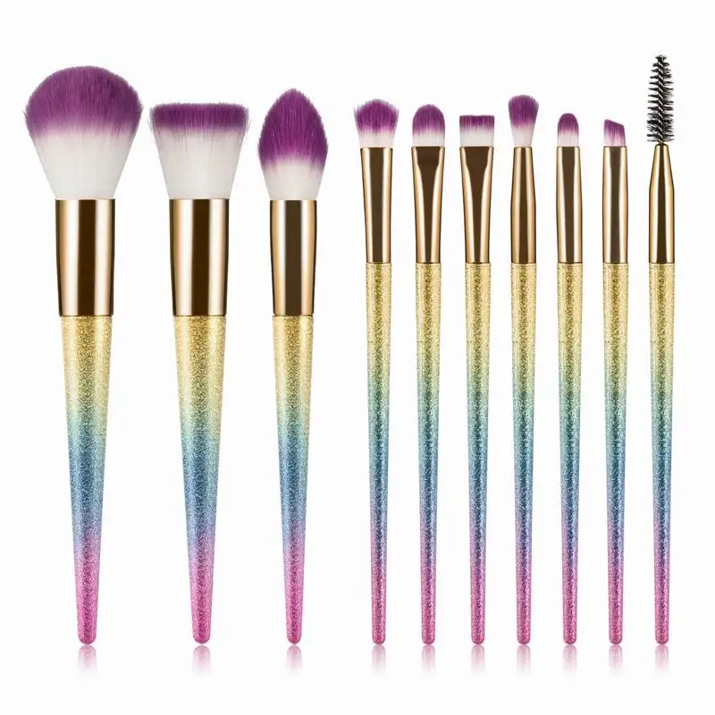 10pcs 3D Makeup Brushes set Gradient Fan Countour Powder Foundation Blusher Eyeshaow Eyelashes Brush Fantasy Cosmetic Beauty Kit
10pcs 3D Makeup Brushes set Gradient Fan Countour Powder Foundation Blusher Eyeshaow Eyelashes Brush Fantasy Cosmetic Beauty Kit