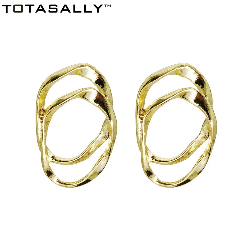TOTASALLY Chic Earrings Woman Simplicity Iregular Double Oval Alloy Earrings Fashion Ladies Cocktail Jewelry accessories
TOTASALLY Chic Earrings Woman Simplicity Iregular Double Oval Alloy Earrings Fashion Ladies Cocktail Jewelry accessories