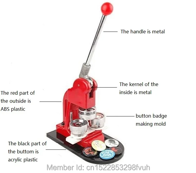 button badge making machine