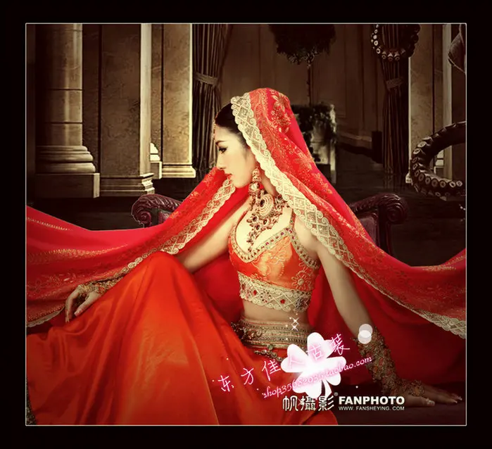 women's costume sari red yarn sail costume Indian sari or saree costume dance clothing photography
women's costume sari red yarn sail costume Indian sari or saree costume dance clothing photography