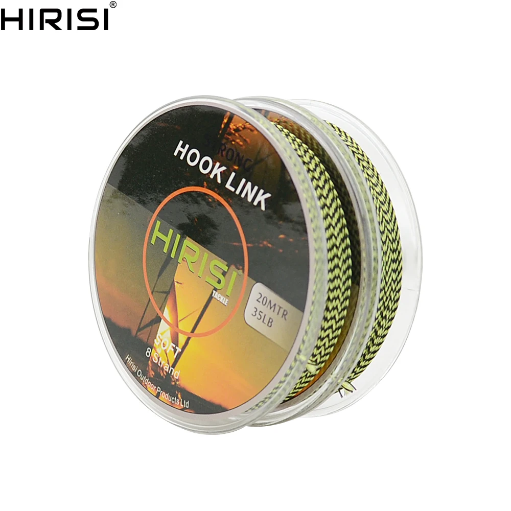 2pcs 8 String 20m 35lb Green Black Mix Color For Coarse Carp Fishing Tackle Carp Fishing Line Braided Hook Link
2pcs 8 String 20m 35lb Green Black Mix Color For Coarse Carp Fishing Tackle Carp Fishing Line Braided Hook Link