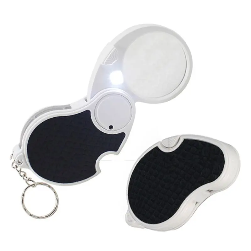 5X Pocket Magnifying Glass Handheld With Light Small Folding Hand Held Lighted Magnifier For Reading, Jewelers,Inspection, Coins
5X Pocket Magnifying Glass Handheld With Light Small Folding Hand Held Lighted Magnifier For Reading, Jewelers,Inspection, Coins