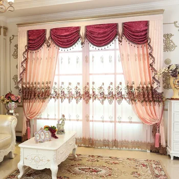 Fine European Pastoral Design Flower Pattern Embroidered Decoration Curtains For living Room Bedroom Tulle Curtain Window
Fine European Pastoral Design Flower Pattern Embroidered Decoration Curtains For living Room Bedroom Tulle Curtain Window