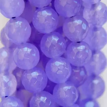 8 mm Faceted Deep Lilac Quartz - Round 8 mm Colored Quartz beads, Semi Precious Gemstone Beads - Full Strand 15", 47 beads 
8 mm Faceted Deep Lilac Quartz - Round 8 mm Colored Quartz beads, Semi Precious Gemstone Beads - Full Strand 15", 47 beads