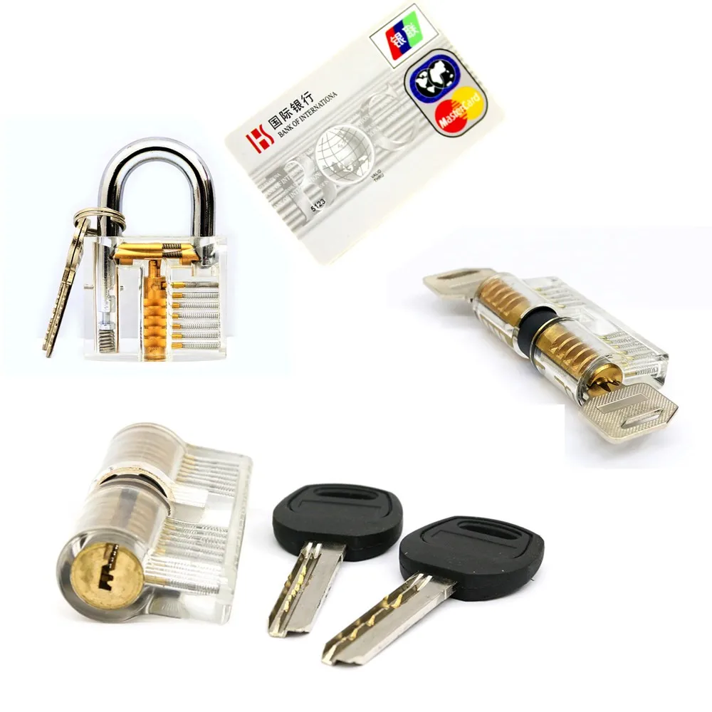 Free Shipping Locksmith Value Set 3pcs Different Practice Locks And One Card Tools
Free Shipping Locksmith Value Set 3pcs Different Practice Locks And One Card Tools