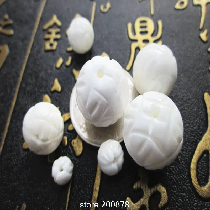TSB0233 Natural Snow White Tridacna shell loose beads 8/10/12mm Wholesale Naga Conch Shell carved Padma Lotus beads 10beads lot
TSB0233 Natural Snow White Tridacna shell loose beads 8/10/12mm Wholesale Naga Conch Shell carved Padma Lotus beads 10beads lot