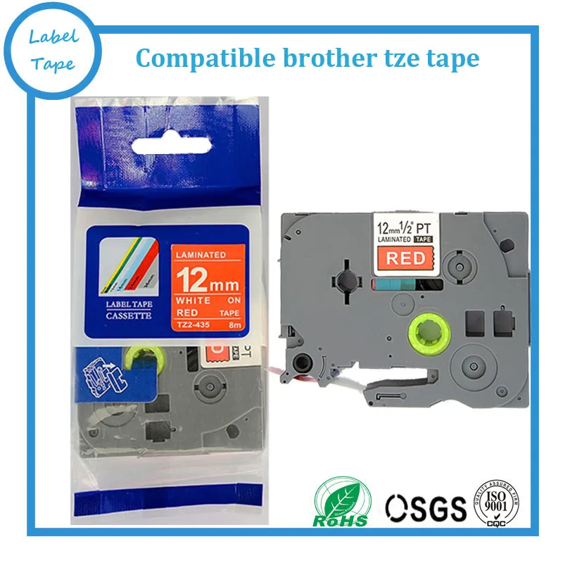 Лента для этикеток Brother TZ, 12 мм белая красная, TZE435 tze 435 tz435, TZ маркерная лента
Лента для этикеток Brother TZ, 12 мм белая красная, TZE435 tze 435 tz435, TZ маркерная лента