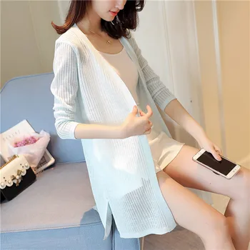 OHCLOTHING Lang Peirou summer long cardigan female a thin stripe coat all-match sunscreen clothing Cape Air Conditioning
OHCLOTHING Lang Peirou summer long cardigan female a thin stripe coat all-match sunscreen clothing Cape Air Conditioning