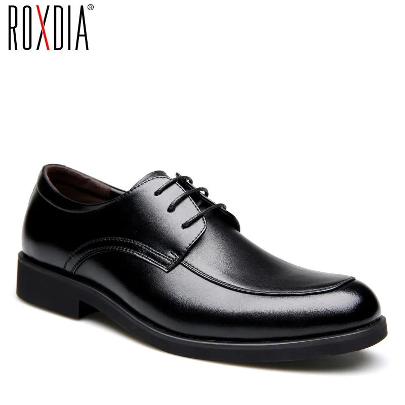 ROXDIA Genuine leather mens dress shoes formal business work male flats men's oxford shoes RXM063 size 39-44
ROXDIA Genuine leather mens dress shoes formal business work male flats men's oxford shoes RXM063 size 39-44