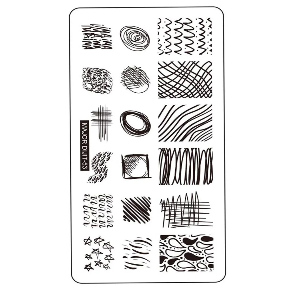 Fashion 1PC DIY Nail Art Stamping Plates Manicure Template Set Splice Image Plate Decoration Makeup Tools Women's Fashion Apr12
Fashion 1PC DIY Nail Art Stamping Plates Manicure Template Set Splice Image Plate Decoration Makeup Tools Women's Fashion Apr12