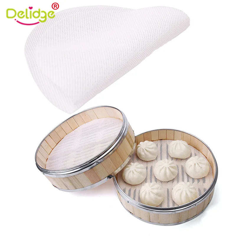 24cm Round White Non-Stick Silicone Dim Sum Paper Dumplings Mat Restaurant Under Steamers Mesh Kitchen Cooking Tools Accessories
24cm Round White Non-Stick Silicone Dim Sum Paper Dumplings Mat Restaurant Under Steamers Mesh Kitchen Cooking Tools Accessories