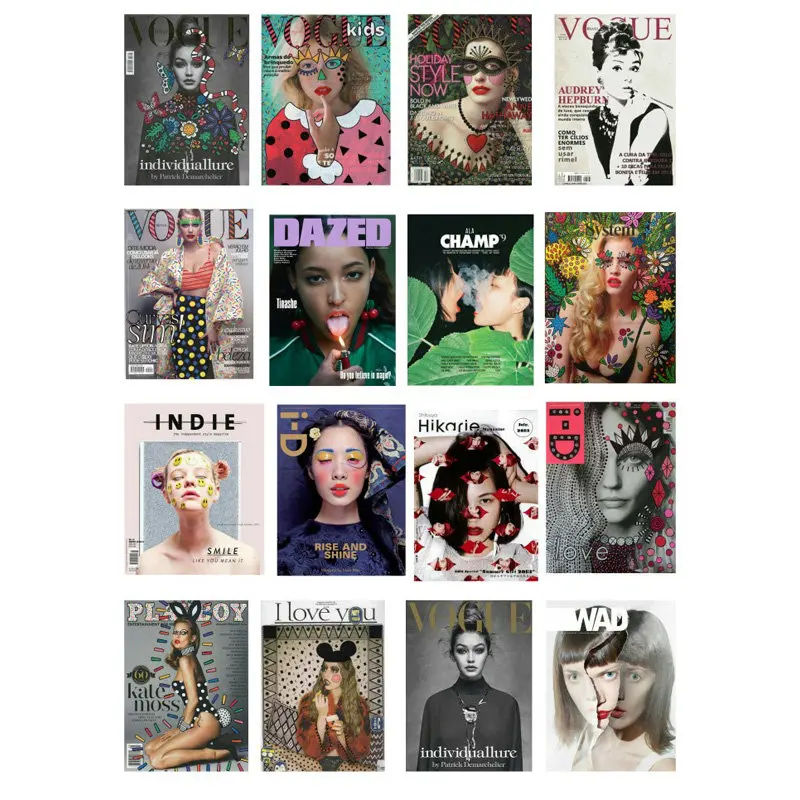 2 PCS Fashion Magazine Cover DIY Uncut Decoration Scrapbook Stationery Diary Sticker Planner Cute Label Travel Stickers
2 PCS Fashion Magazine Cover DIY Uncut Decoration Scrapbook Stationery Diary Sticker Planner Cute Label Travel Stickers