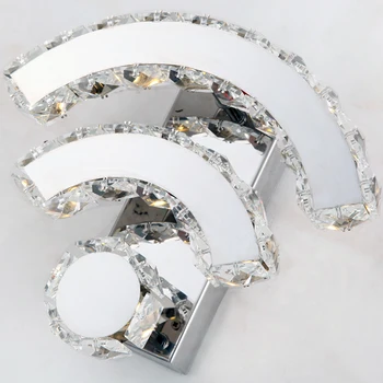 Simple creative LED crystal bedroom bedside Hotel stairway corridor restaurant WiFi wall lamp
Simple creative LED crystal bedroom bedside Hotel stairway corridor restaurant WiFi wall lamp