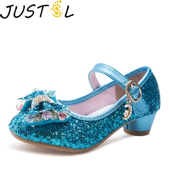 JUSTSL 2018 girls high-heeled shoes children sequin fahsion party thin shoes kids princess sandals performance shoes size 26-36
JUSTSL 2018 girls high-heeled shoes children sequin fahsion party thin shoes kids princess sandals performance shoes size 26-36