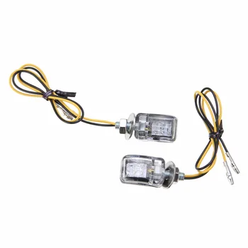 Mayitr 2pcs 6LED Motorcycle Mini Turn Signal Light Blinker Indicator Lamp Amber 2 wire Black Shell Integrated Clear Lens
Mayitr 2pcs 6LED Motorcycle Mini Turn Signal Light Blinker Indicator Lamp Amber 2 wire Black Shell Integrated Clear Lens