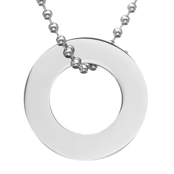 50PCS/LO THigh Polished Stainless Steel Round Donut Washer Blank Dog Tag Charm Pendants
50PCS/LO THigh Polished Stainless Steel Round Donut Washer Blank Dog Tag Charm Pendants
