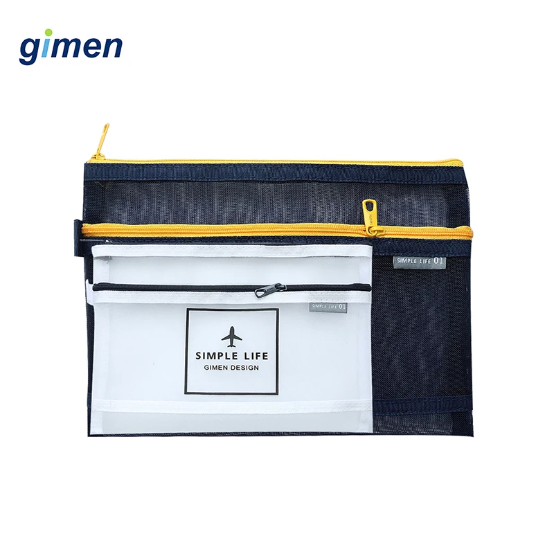 Simple Double Zipper Book Pencil Pen Case Transparent File Bag Document Bag Paper File Folder School Office Supplies GC05-A410
Simple Double Zipper Book Pencil Pen Case Transparent File Bag Document Bag Paper File Folder School Office Supplies GC05-A410
