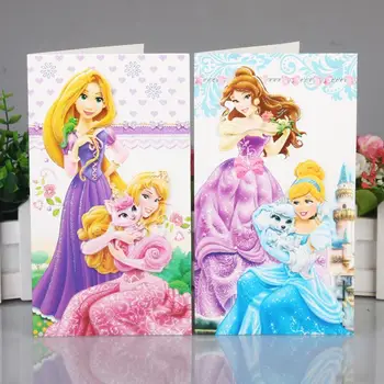 10Pcs/lot Cartoon Princess Series Three-dimensional Paper Card Children Birthday Postcard Christmas Message Gift Card
10Pcs/lot Cartoon Princess Series Three-dimensional Paper Card Children Birthday Postcard Christmas Message Gift Card