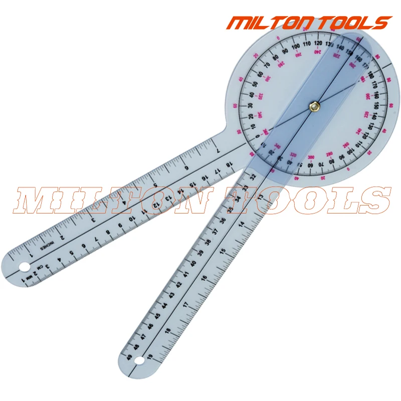 0-300mm 12inch Goniometer plastic protractor Medical ruler angle ruler plastic measure gauge
0-300mm 12inch Goniometer plastic protractor Medical ruler angle ruler plastic measure gauge