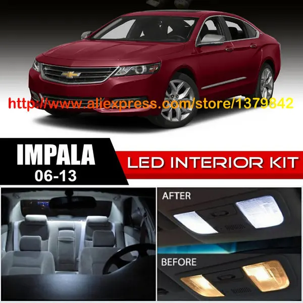 Free Shipping 16Pcs/Lot car-styling Xenon White Canbus Package Kit LED Interior Lights For 06-13 Chevy Impala
Free Shipping 16Pcs/Lot car-styling Xenon White Canbus Package Kit LED Interior Lights For 06-13 Chevy Impala