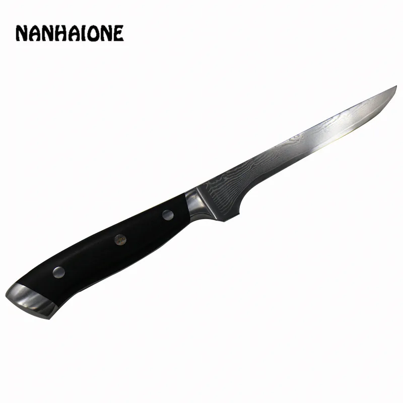 NANHAIONE 6.5 inch stainless steel Damascus boning knife sharp Japanese chef knife cutting meat slice blade cooking tool CL088
NANHAIONE 6.5 inch stainless steel Damascus boning knife sharp Japanese chef knife cutting meat slice blade cooking tool CL088