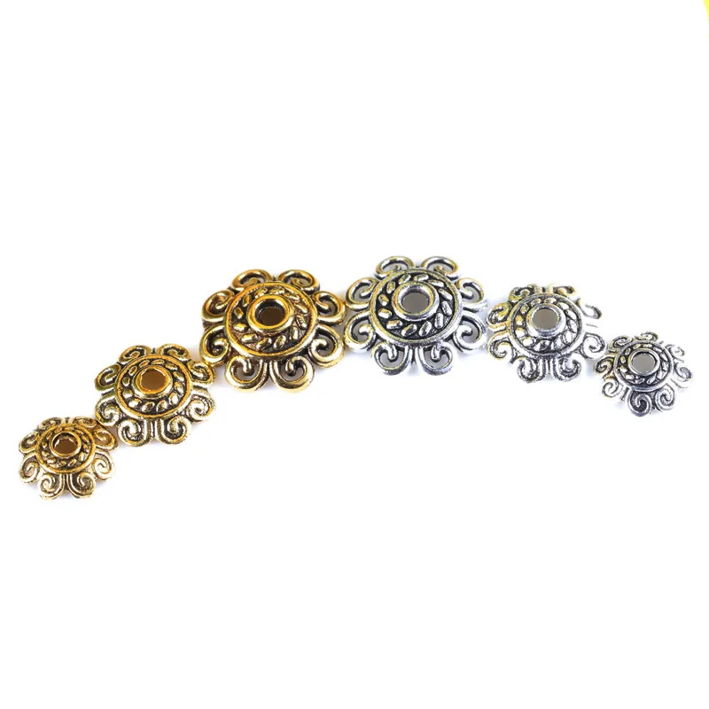 100pcs Antique Silver/Gold Metal Sunflower Bead Caps 8mm 10mm 12mm Decoration Tassel End Cap Beads Receptacle DIY Jewelry Making
100pcs Antique Silver/Gold Metal Sunflower Bead Caps 8mm 10mm 12mm Decoration Tassel End Cap Beads Receptacle DIY Jewelry Making