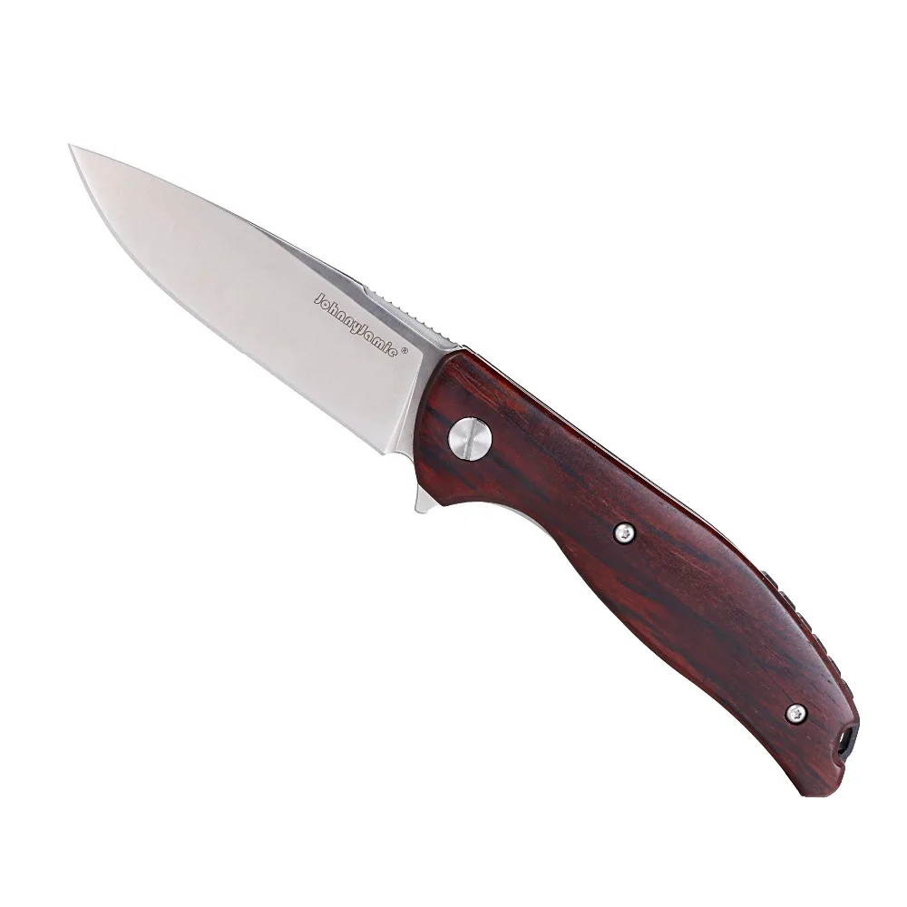 DX Version JohnnyJamie Brand Speedball Wood Knife Handle D2 Steel Blade Ball Bearing Knifes Survival Camping Mini F3 EDC Tools
DX Version JohnnyJamie Brand Speedball Wood Knife Handle D2 Steel Blade Ball Bearing Knifes Survival Camping Mini F3 EDC Tools