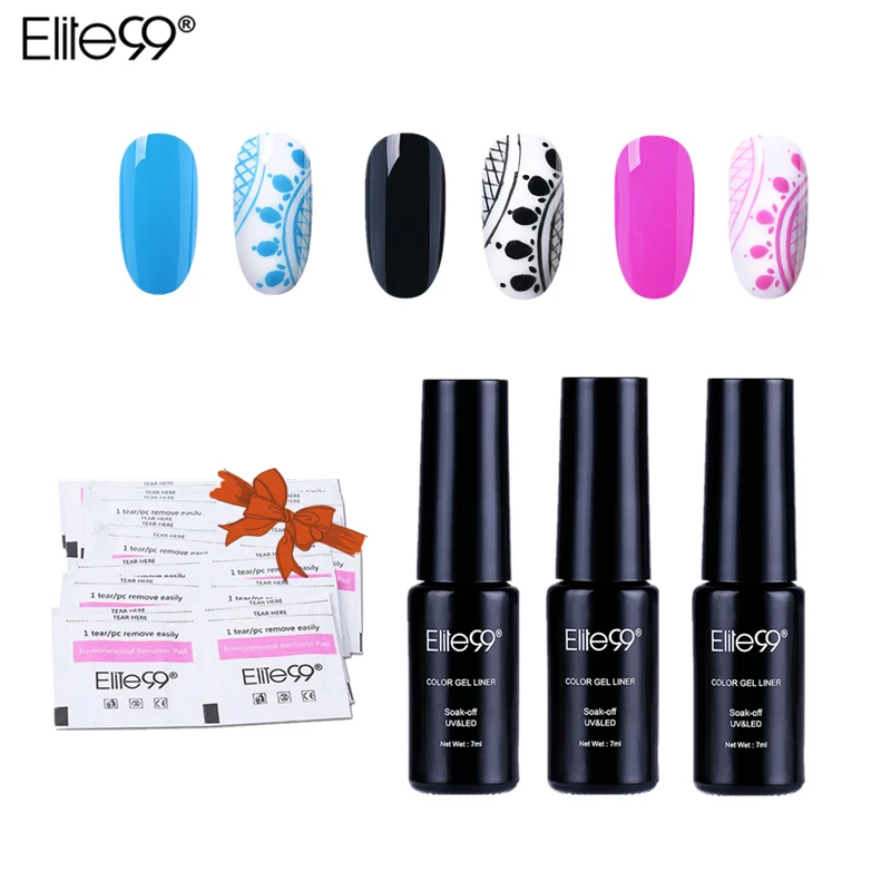 Elite99 Buy 3 Get 1 7ml Gel Liner Easy Painting Nail Liner Soak Off Gel Polish Nail Lacquer Manicure Gel Varnish 30 Colors Thick
Elite99 Buy 3 Get 1 7ml Gel Liner Easy Painting Nail Liner Soak Off Gel Polish Nail Lacquer Manicure Gel Varnish 30 Colors Thick