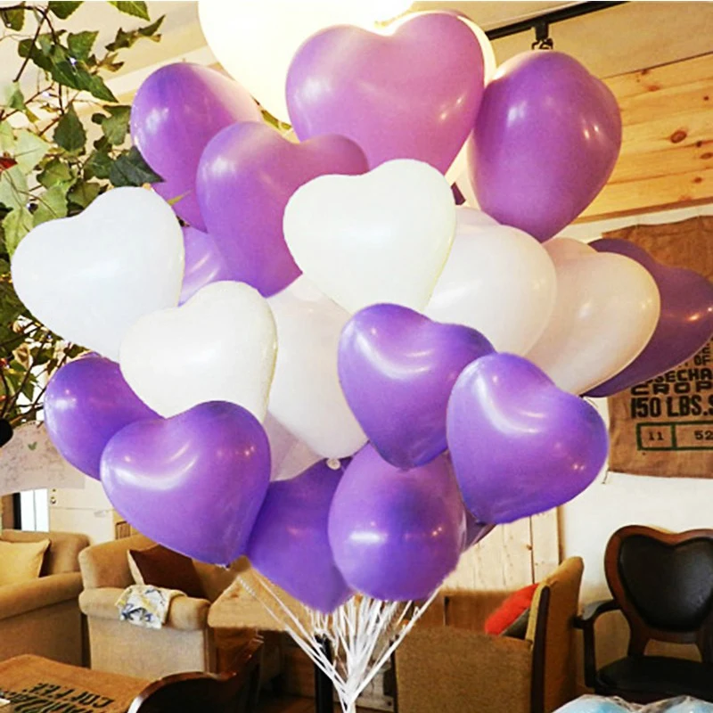 20 pc Red Heart Balloons Pink White Purple Latex Ballons Birthday Globos Wedding Birthday Party Decoration 12 Inch 3g
20 pc Red Heart Balloons Pink White Purple Latex Ballons Birthday Globos Wedding Birthday Party Decoration 12 Inch 3g