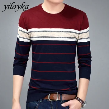 New Fashion Warm Sweater Men O-Neck Pullover Striped Fit Jumpers Knitted Men's Sweater Autumn Casual Pull Homme Shirt Sweaters
New Fashion Warm Sweater Men O-Neck Pullover Striped Fit Jumpers Knitted Men's Sweater Autumn Casual Pull Homme Shirt Sweaters