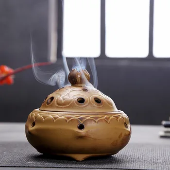 Retro ceramic incense burner ceramic three feet tripod wire incense burner
Retro ceramic incense burner ceramic three feet tripod wire incense burner