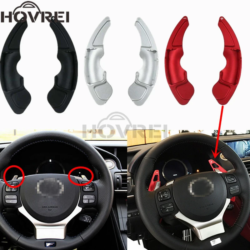 1PAIR Car Steering Wheel Shift Paddle Shifter For Lexus NX200T 300H IS200T RC 2013-2016 Car-styling
1PAIR Car Steering Wheel Shift Paddle Shifter For Lexus NX200T 300H IS200T RC 2013-2016 Car-styling