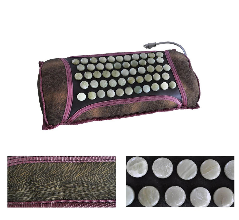 2017 New Arrival Nature Jade Stone Pillow Neck Health Care Magnetic Pillow Fit for Good Sleep Health