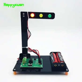 Happyxuan DIY Traffic Light For Children LED Intelligent Microcontroller Board Programming Educational Teaching Aid Science Toy
Happyxuan DIY Traffic Light For Children LED Intelligent Microcontroller Board Programming Educational Teaching Aid Science Toy