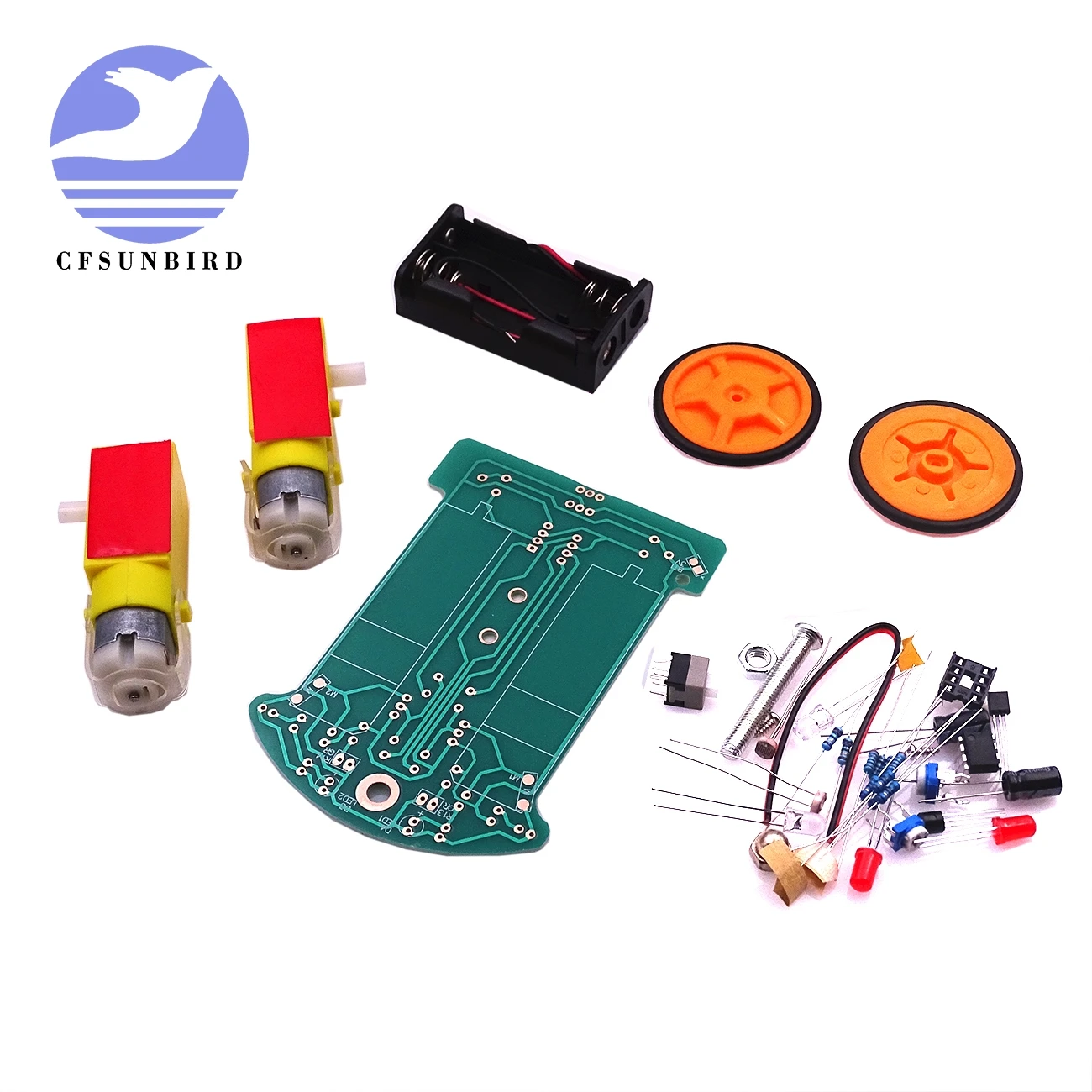 D2-1 DIY Kit Intelligent Tracking Line Smart Car Kit Suite TT Motor Electronic Production Smart Patrol Automobile Parts
D2-1 DIY Kit Intelligent Tracking Line Smart Car Kit Suite TT Motor Electronic Production Smart Patrol Automobile Parts