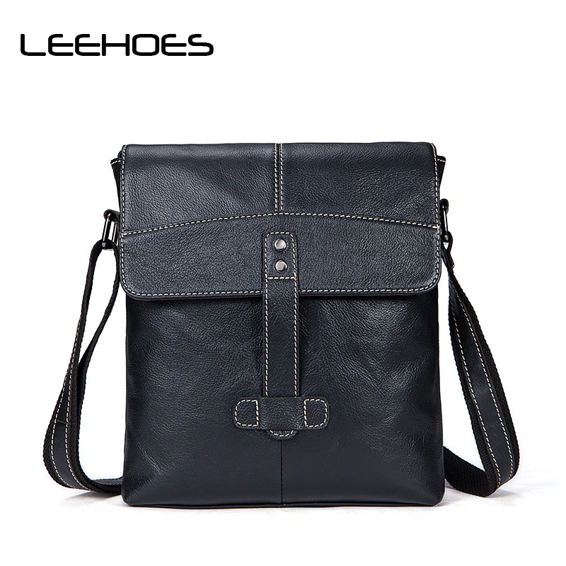 New Fashion Men's Genuine Leather Messenger Bags Small Ipad Bag Vintage Casual Style High Quality Man Shoulder Crossbody Bags
New Fashion Men's Genuine Leather Messenger Bags Small Ipad Bag Vintage Casual Style High Quality Man Shoulder Crossbody Bags