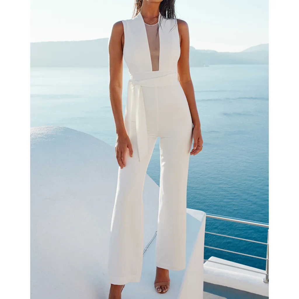 Sexy Elegant Jumpsuit Overalls For Women Casual Slim Fit High Street Office Ladies solid Brief V Neck Jumpsuit Body Mujer#ss
Sexy Elegant Jumpsuit Overalls For Women Casual Slim Fit High Street Office Ladies solid Brief V Neck Jumpsuit Body Mujer#ss