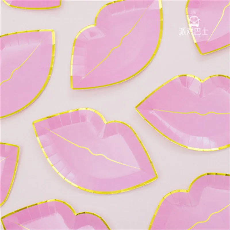 Set Love Party Disposable Tableware Gilding Paper Straws/Cup Lips Plate Table Decoration Wedding/Birthday/Party supplies
Set Love Party Disposable Tableware Gilding Paper Straws/Cup Lips Plate Table Decoration Wedding/Birthday/Party supplies