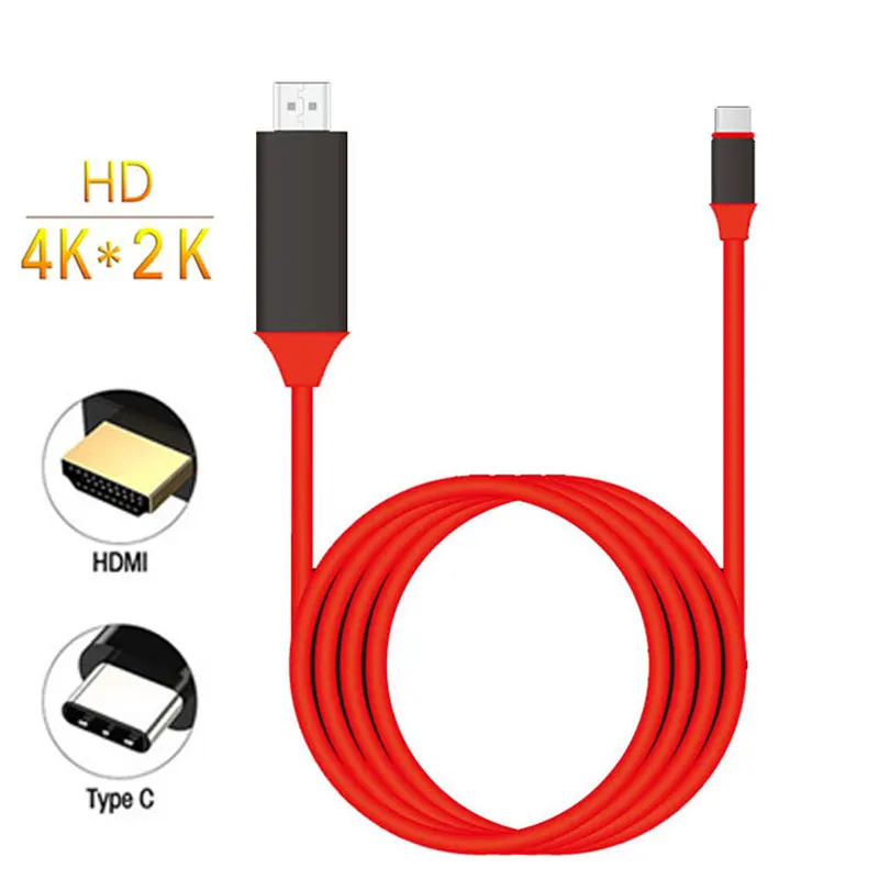 Uosible USB Type C Hub to HDMI Cable 2M 4K Resolution HD Thunderbolt 3 Adapter USB-C Dock Dongle for MacBook ProAir 2018
Uosible USB Type C Hub to HDMI Cable 2M 4K Resolution HD Thunderbolt 3 Adapter USB-C Dock Dongle for MacBook ProAir 2018