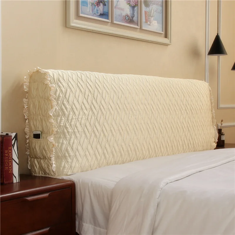 Modern minimalist fabric quilted all-inclusive headboard bed cover dustproof cover solid wood soft bag back cover bed spread
Modern minimalist fabric quilted all-inclusive headboard bed cover dustproof cover solid wood soft bag back cover bed spread