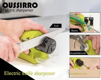 NEW Electric Knife Sharpener Kitchen Knives Scissors Motorized Blades Screw Free Shipping 1PC
NEW Electric Knife Sharpener Kitchen Knives Scissors Motorized Blades Screw Free Shipping 1PC