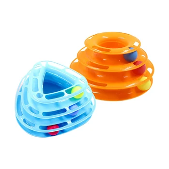 Catstoys three layers of triangular turntables puzzle games track towers pet household toys and suitable for all stages of cats
Catstoys three layers of triangular turntables puzzle games track towers pet household toys and suitable for all stages of cats