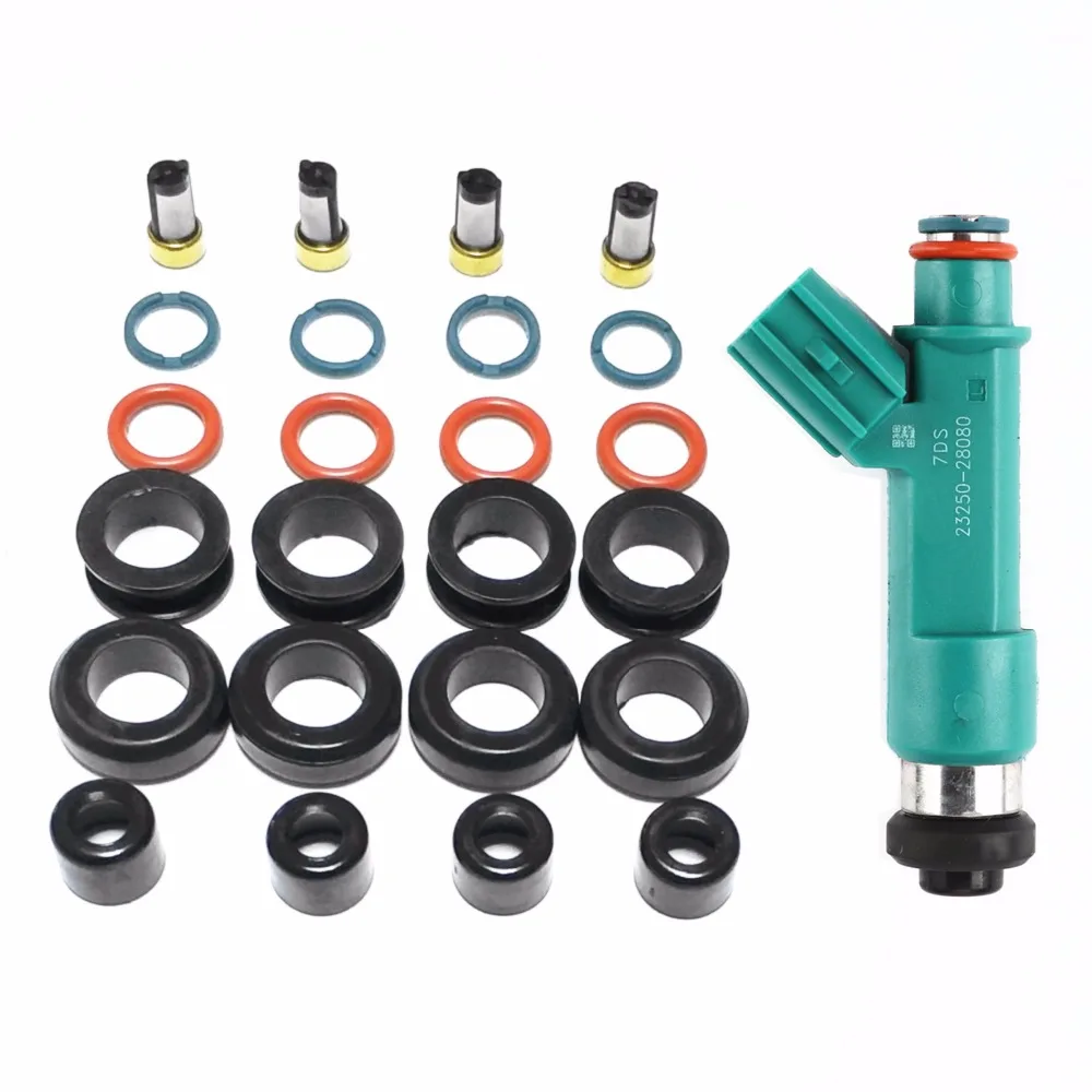 4 kits fuel injector repair kits For 23250-28080 195500-0310 fit forToyota Corolla Camry Rav4 Solara Scion 2.4L(AY-RK112)
4 kits fuel injector repair kits For 23250-28080 195500-0310 fit forToyota Corolla Camry Rav4 Solara Scion 2.4L(AY-RK112)