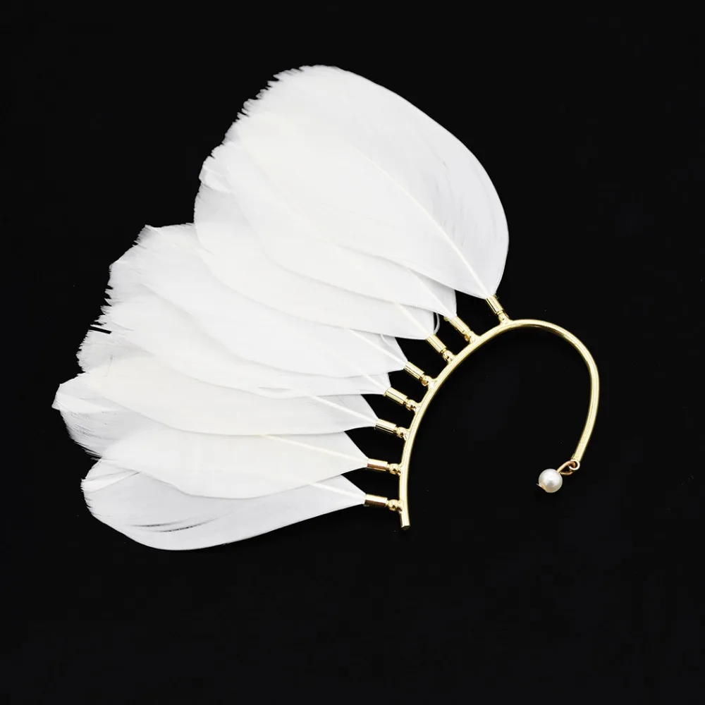 1 Pcs Bohemia Ethnic Black Feather Pearl Clip Earrings For Women Girl African Gold No Piercing Cuff Ears Unique Indian Jewelry
1 Pcs Bohemia Ethnic Black Feather Pearl Clip Earrings For Women Girl African Gold No Piercing Cuff Ears Unique Indian Jewelry