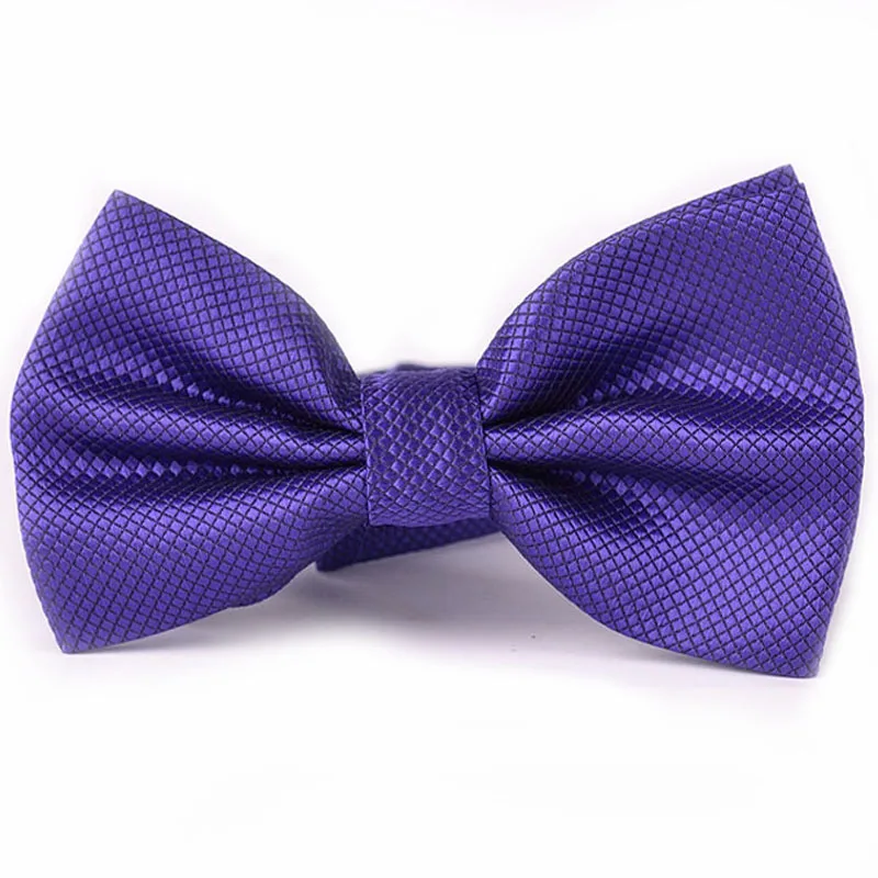 Image Mens Bowtie High Quality Formal Wedding Groomsmen Tuxedo Classic Butterfly Bow ties Polyester Solid Color Plaid Men Bow Tie