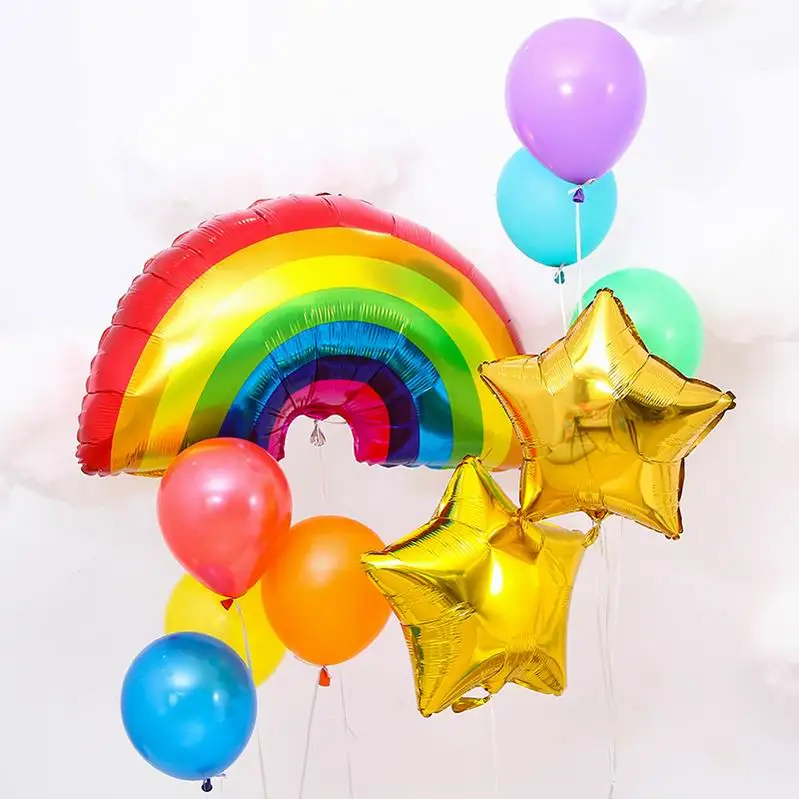 1pcs/lot 116*87cm Rainbow Foil balloons Children's Birthday Party Balloons Supplies Baby Shower Kid's Toy Gifts
1pcs/lot 116*87cm Rainbow Foil balloons Children's Birthday Party Balloons Supplies Baby Shower Kid's Toy Gifts