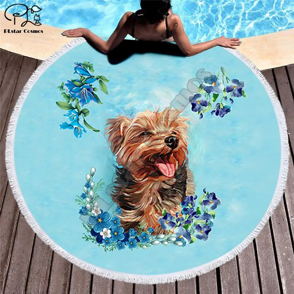 Pet dog flower puppy funny Painting Women Bath Towel for Beach Thick Round 3d print Fabric Quick Compressed Towel new style-3
Pet dog flower puppy funny Painting Women Bath Towel for Beach Thick Round 3d print Fabric Quick Compressed Towel new style-3