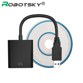 USB 3.0 to VGA 1920x1080p Multi-display Adapter Converter External Video Graphic Card for Windows7/8
USB 3.0 to VGA 1920x1080p Multi-display Adapter Converter External Video Graphic Card for Windows7/8