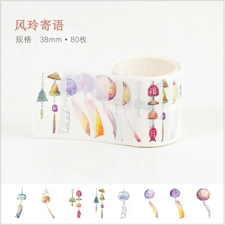 80 шт. в рулоне, винтажные колокольчики, пожелания, лента для декорации Washi, самодельный планер, дневник в стиле Скрапбукинг, ручная работа, маскирующая лента Escolar
80 шт. в рулоне, винтажные колокольчики, пожелания, лента для декорации Washi, самодельный планер, дневник в стиле Скрапбукинг, ручная работа, маскирующая лента Escolar