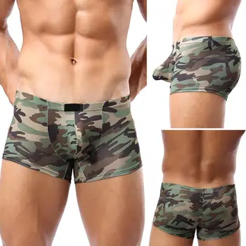 1 PC Spring Summer Fashion Men's Sexy Camo Camouflage U Convex Pouch Boxer Trunk Soft Underwear Shorts Panties 3 Sizes
1 PC Spring Summer Fashion Men's Sexy Camo Camouflage U Convex Pouch Boxer Trunk Soft Underwear Shorts Panties 3 Sizes